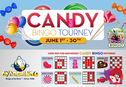 Sweeten Your June with Cyber Bingo's Candy Bingo Tourney