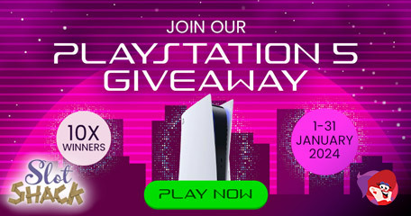 This January Win 1 of 10 PlayStation5 Consoles with Slot Shack