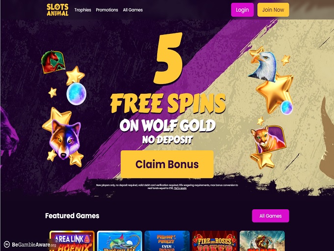 Slots Animal Homepage