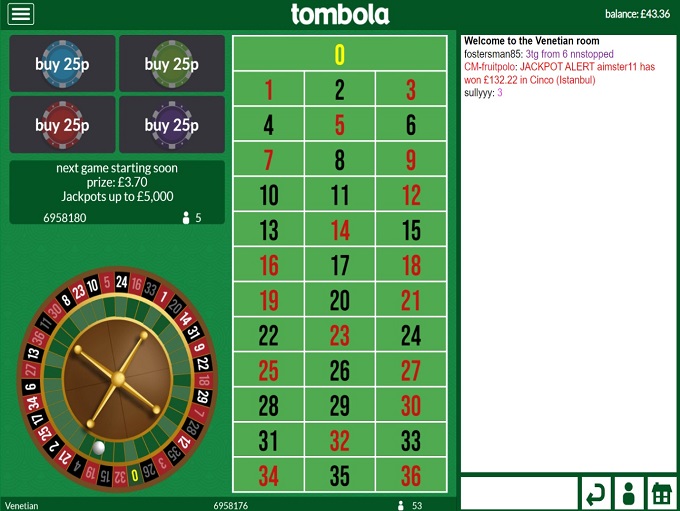 Bingo Roulette