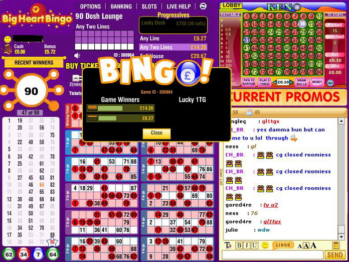 Big Heart Bingo Blog Review