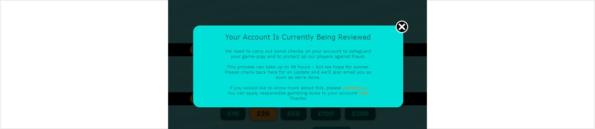 reviewing account