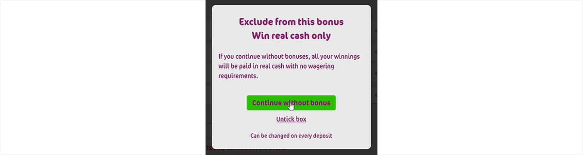 continue-without-bonus